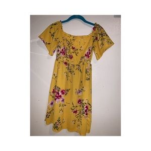 Off the shoulder dress